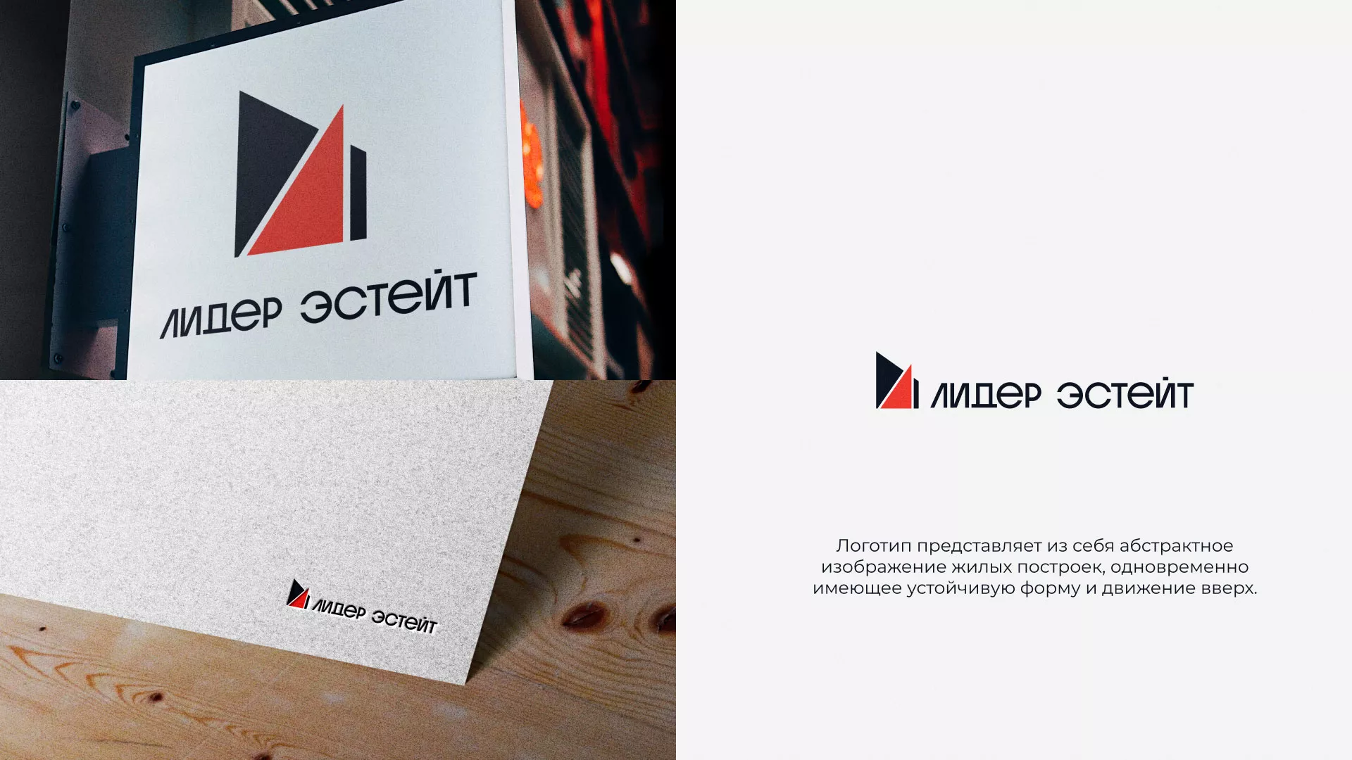 Сделали логотип для агентства недвижимости «Лидер Эстейт» в Петровске